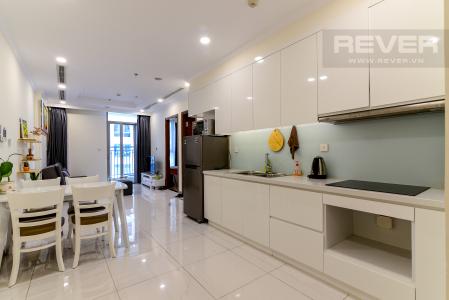 Phòng Khách Bán căn hộ Vinhomes Central Park 1PN, tầng trung, diện tích 50m2, đầy đủ nội thất