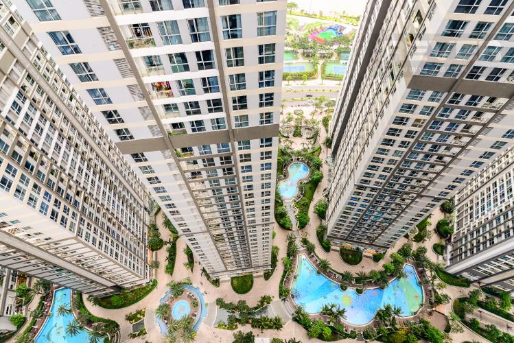 View Căn hộ Vinhomes Central Park tầng cao, 2PN, đầy đủ nội thất, view hồ bơi