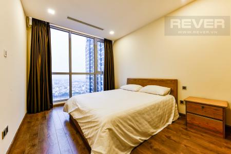 Phòng Ngủ 2 Căn hộ Vinhomes Central Park tầng cao Park 6 rộng rãi, thoáng mát, view sông