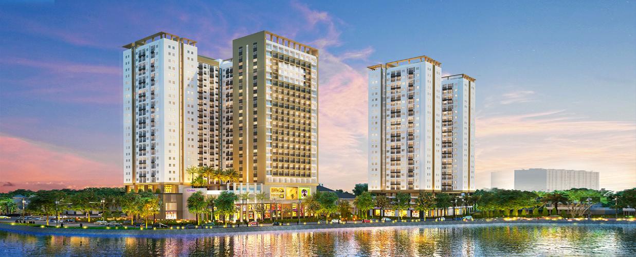 Phối cảnh căn hộ RICHMOND CITY Bán căn hộ Richmond City tầng trung, 2 phòng ngủ, diện tích 66.78m2, nội thất cơ bản