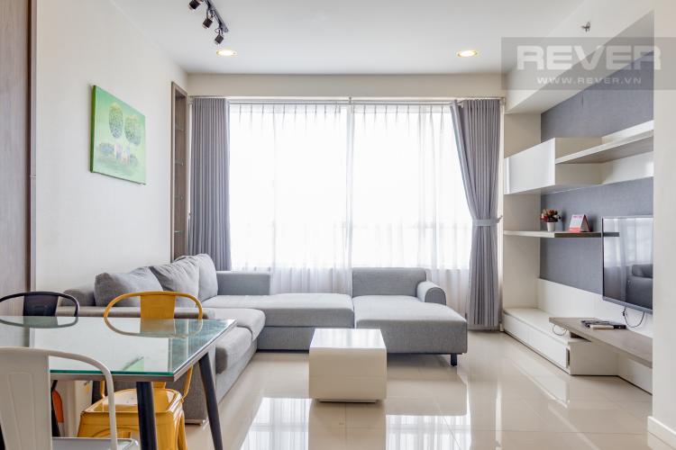 Phòng Khách Cho thuê căn hộ Sunrise City 3PN, tháp V4 khu South, đầy đủ nội thất, view sông thoáng mát