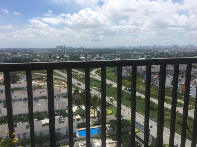 view ban công Căn hộ Safira Khang Điền, Cửa hướng Tây Bắc view thành phố