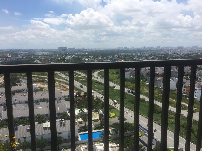 view ban công Căn hộ Safira Khang Điền, Cửa hướng Tây Bắc view thành phố