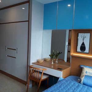 Phòng ngủ căn hộ Sunrise Riverside Cho thuê căn hộ Sunrise Riverside tầng trung, đầy đủ nội thất, diện tích 71.03m2.