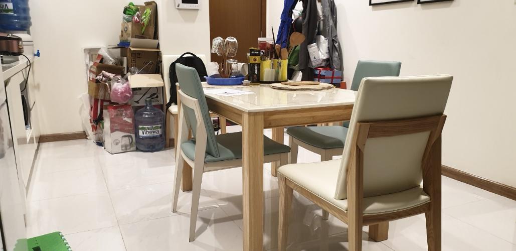 Phòng ăn căn hộ VINHOMES CENTRAL PARK Bán căn hộ Vinhomes Central Park 1PN, tầng 30, đầy đủ nội thất, view thành phố