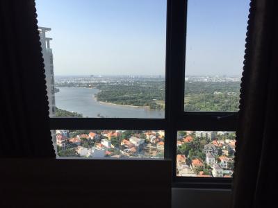 view cảnh căn hộ Masteri Thảo Điền Căn hộ Masteri Thảo Điền tầng cao, view sông và thành phố.