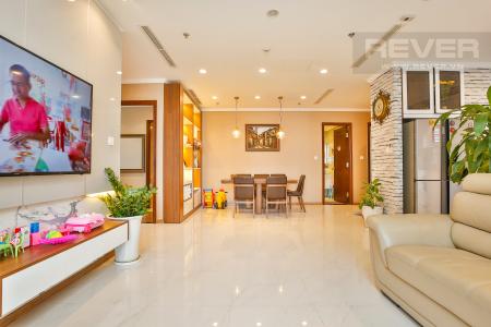 Không gian căn hộ Căn hộ Vinhomes Central Park tầng cao hướng Tây Bắc tháp Central 2