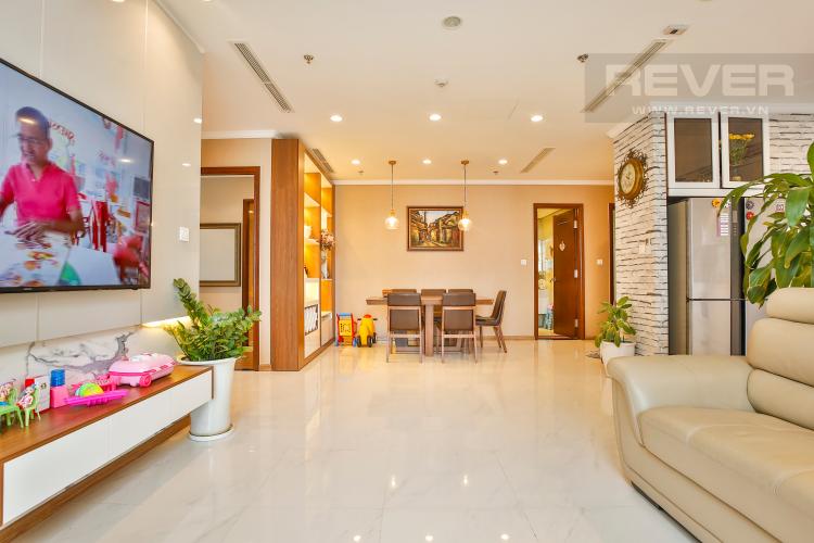 Không gian căn hộ Căn hộ Vinhomes Central Park tầng cao hướng Tây Bắc tháp Central 2