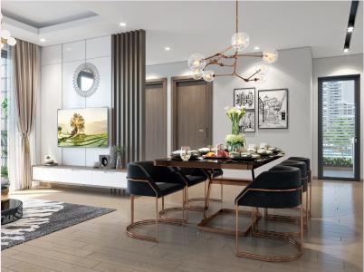 Nhà mẫu Vinhomes Grand Park Quận 9 Căn hộ studio Vinhomes Grand Park đón view nội khu yên tĩnh.