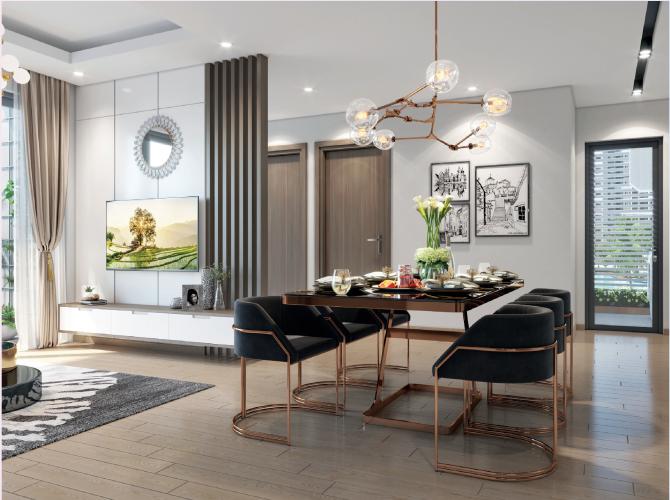 Nhà mẫu Vinhomes Grand Park Quận 9 Căn hộ studio Vinhomes Grand Park đón view nội khu yên tĩnh.