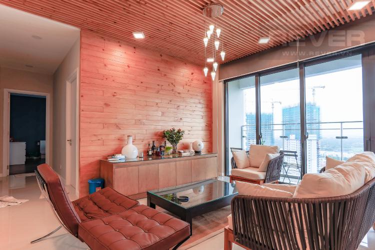 Phòng Khách Căn góc Estella Heights 3 phòng ngủ tầng cao hướng Bắc tòa T1