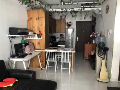 Phòng ăn căn hộ Sunrise Riverside Căn hộ Sunrise Riverside tầng 15, view thành phố và sông.