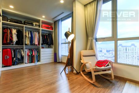 Phòng ngủ chính Căn góc Vinhomes Central Park tầng cao Central 3 view sông