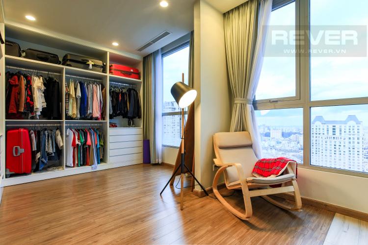 Phòng ngủ chính Căn góc Vinhomes Central Park tầng cao Central 3 view sông