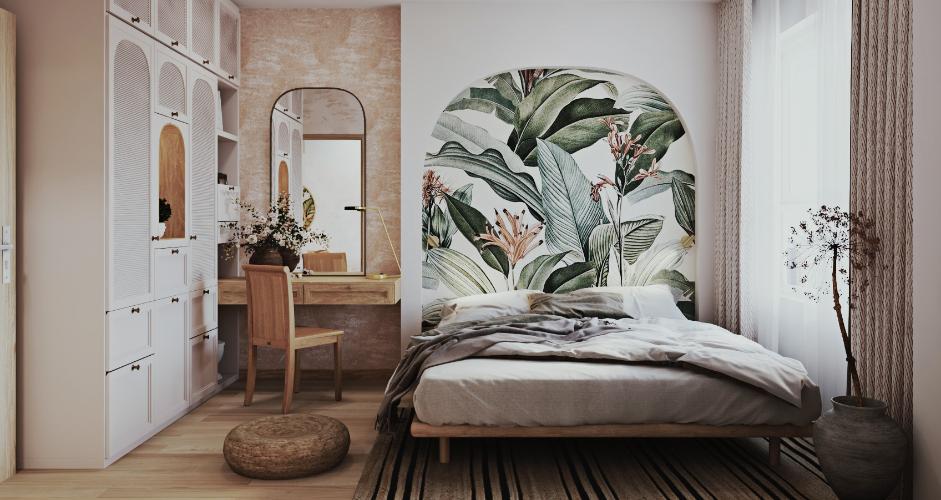 Phòng ngủ One Verandah  Căn hộ tầng 17 One Verandah, view thành phố và sông.