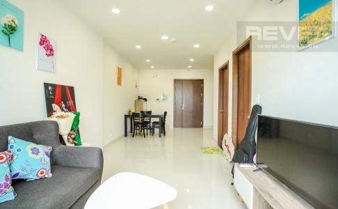 Phòng Khách Bán căn hộ Grand Riverside 1PN, đầy đủ nội thất, view sông thoáng mát