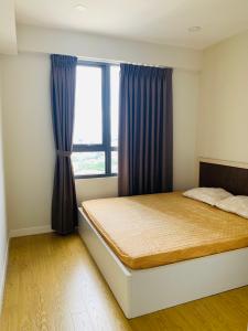 Phòng ngủ Masteri Thảo Điền Quận 2 Căn hộ Masteri Thảo Điền tầng cao, ban công hướng Bắc.