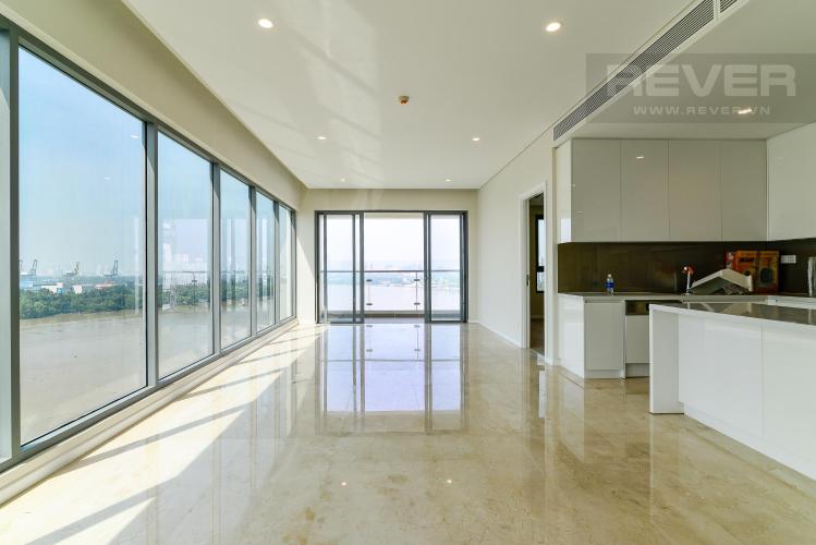 Phòng khách căn hộ căn hộ Diamond Island - Đảo Kim Cương Bán căn hộ Diamond Island - Đảo Kim Cương 2PN, diện tích 101m2, nội thất cơ bản, căn góc view 2 mặt sông