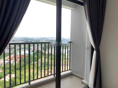 Ban công căn hộ Safira Khang Điền, Quận 9 Căn hộ tầng 17 Safira Khang Điền nội thất cơ bản, view thành phố.