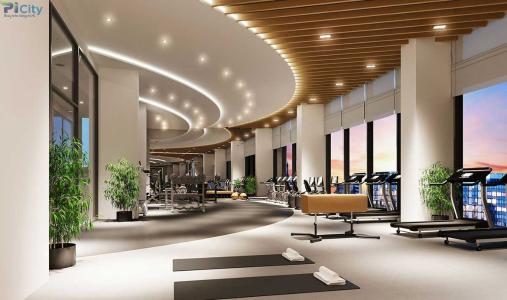 Nhà mẫu Picity High Park, Quận 12 Căn hộ tầng trung Picity High Park 2 phòng ngủ, view thoáng mát.