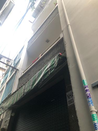 Mặt trước nhà phố Quận 10 Bán nhà 4 tầng hẻm Nguyễn Chí Thanh, Quận 10, cách chợ An Đông 500m