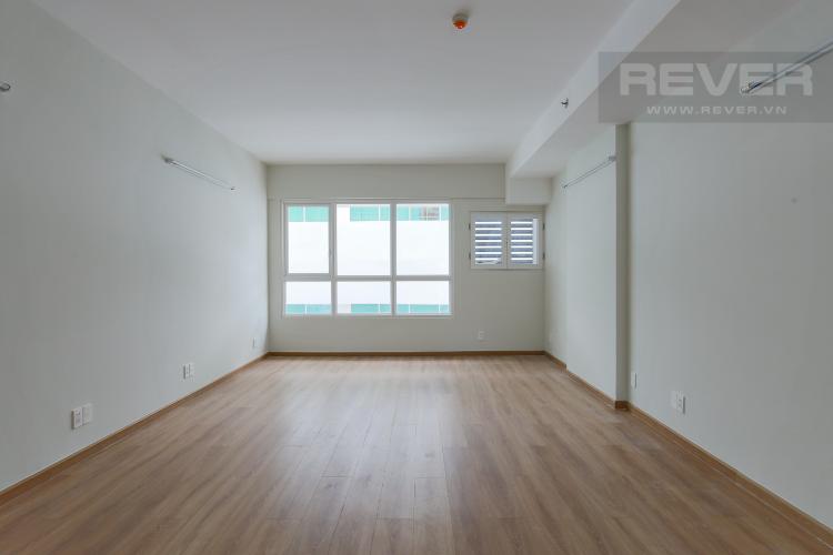 Phòng Khách Officetel Charmington La Pointe 1 phòng ngủ tầng thấp nhà trống