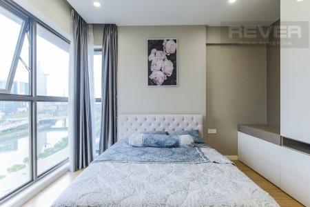 Phòng Ngủ 2 Cho thuê căn hộ Masteri Millennium 3PN, diện tích 107m2, đầy đủ nội thất, view Bitexco
