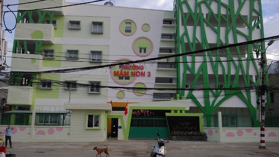 Kế bên trường Mầm non Nhà phố hẻm đường Tôn Thất Thuyết, phường 3, quận 4, diện tích đất 130.8m2, diện tích sử dụng 128.8m2