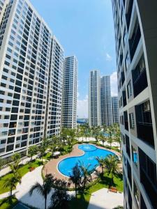 Toàn cảnh Vinhomes Grand Park Quận 9 Căn hộ Vinhomes Grand Park tầng 8, nội thất cơ bản.