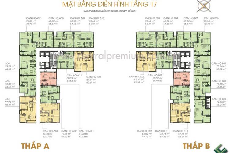 Central Premium - mat-bang-tang-dien-hinh-Central-Preminum