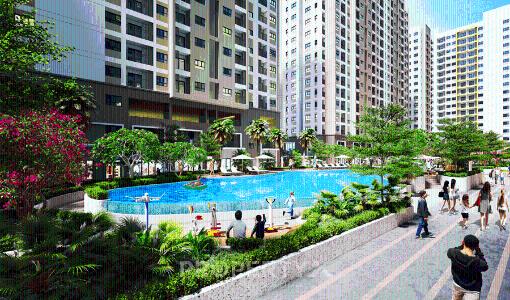 Tiện ích căn hộ New Galaxy Căn hộ New Galaxy tầng 16 ban công hướng Đông Bắc đón gió mát mẻ