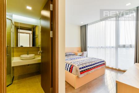 Phòng Ngủ 1 Căn hộ Vinhomes Central Park 2 phòng ngủ tầng trung P7 full nội thất