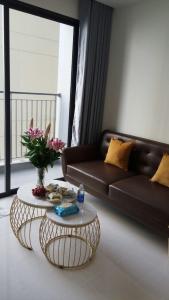 Phòng khách căn hộ Vinhomes Grand Park Căn hộ Vinhomes Grand Park view nội khu yên tĩnh, nội thất đầy đủ.