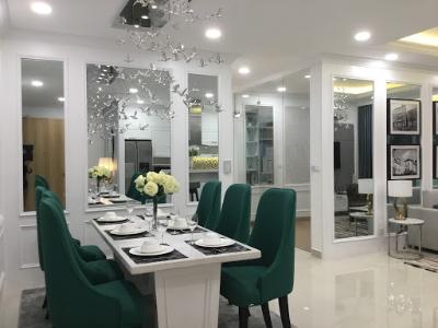 Nhà mẫu căn hộ Celadon City , Quận Tân Phú Căn hộ Celadon City tầng trung hướng Tây Bắc view thành phố.