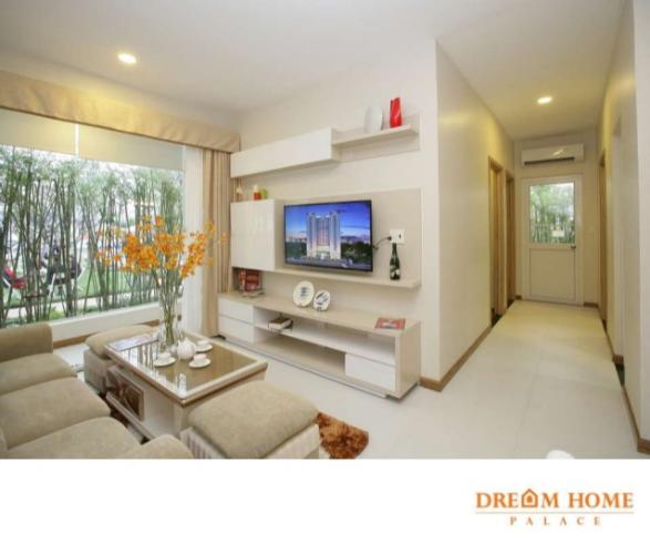 Nhà mẫu Dream Home Palace Quận 8 Căn hộ Dream Home Palace view hướng Nam, phía nội khu hồ bơi.