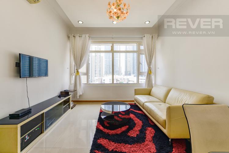 Phòng khách Căn hộ Saigon Pearl 2 phòng ngủ tầng thấp Topaz 2 nội thất đầy đủ