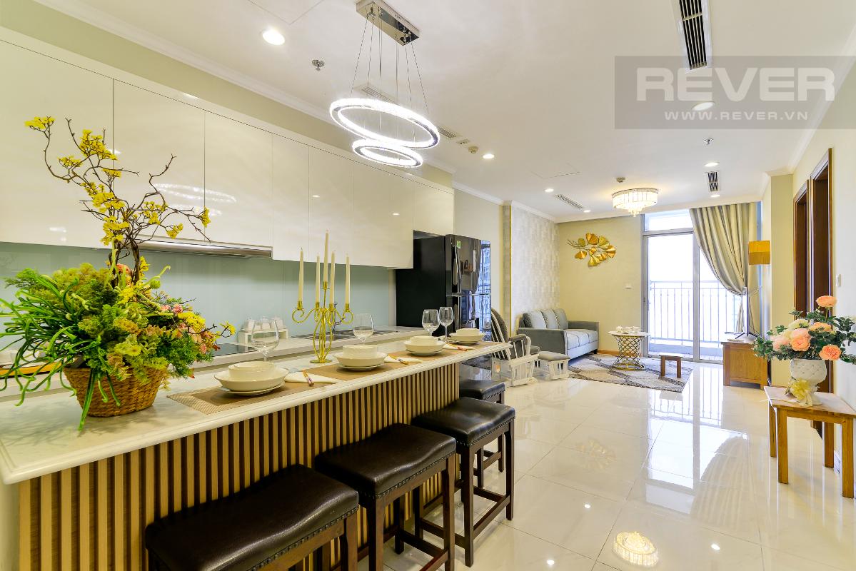 _DSC3972 Bán căn hộ Vinhomes Central Park 1PN, tháp Landmark 3, diện tích 54m2, đầy đủ nội thất, view sông