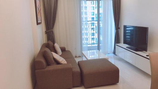 Bán officetel Vinhomes Central Park 1PN, tầng 19, đầy đủ nội thất, ban công Đông Bắc