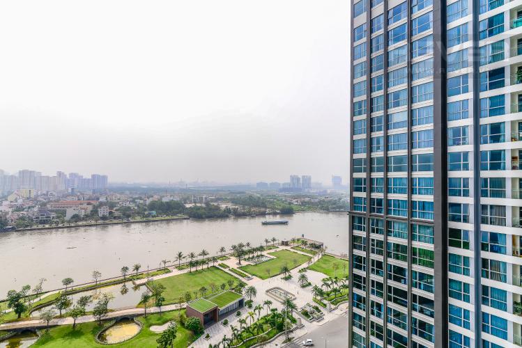 View Căn hộ Vinhomes Central Park 3 phòng ngủ tầng trung P2 view sông