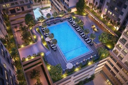 7 Bán căn hộ Q7 Saigon Riverside 2 phòng ngủ, diện tích 66m2, nội thất cơ bản