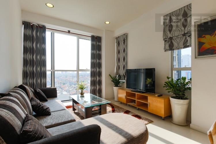 Phòng Khách căn hộ SUNRISE CITY Bán căn hộ Sunrise City 2 phòng ngủ, tầng thấp, tháp V5, diện tích 106m2, đầy đủ nội thất