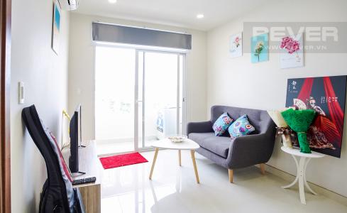 Phòng Khách Bán căn hộ Grand Riverside 1PN, đầy đủ nội thất, view sông thoáng mát