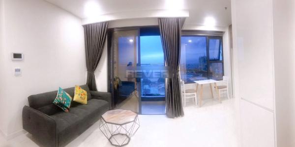 Phòng khách Kingdom 101, Quận 10 Căn hộ Kingdom 101 hướng Tây tứ trạch, view công viên mát mẻ.