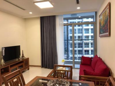 Phòng khách Vinhomes Central Park Căn hộ Vinhomes Central Park ban công hướng Nam, view đón gió.