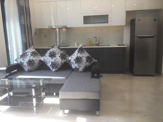 Phòng khách căn hộ Vinhomes Golden River Cho thuê căn hộ Vinhomes Golden River 2PN, diện tích 70m2, đầy đủ nội thất, view sông Sài Gòn