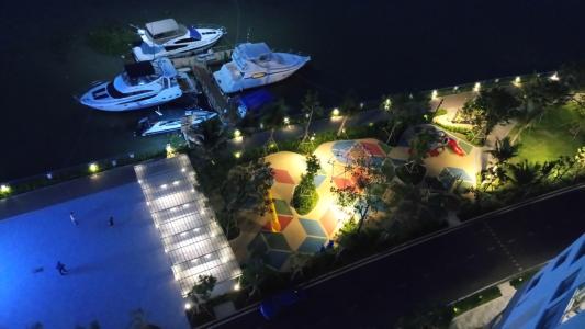 View tiên ích căn hộ Diamond Island Bán căn hộ Diamond Island nhìn về Landmark 81, đây đủ nội thất.