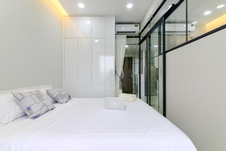 Phòng ngủ căn hộ MASTERI AN PHÚ Cho thuê căn hộ Masteri An Phú 1PN, tầng 5, đầy đủ nội thất, view hồ bơi