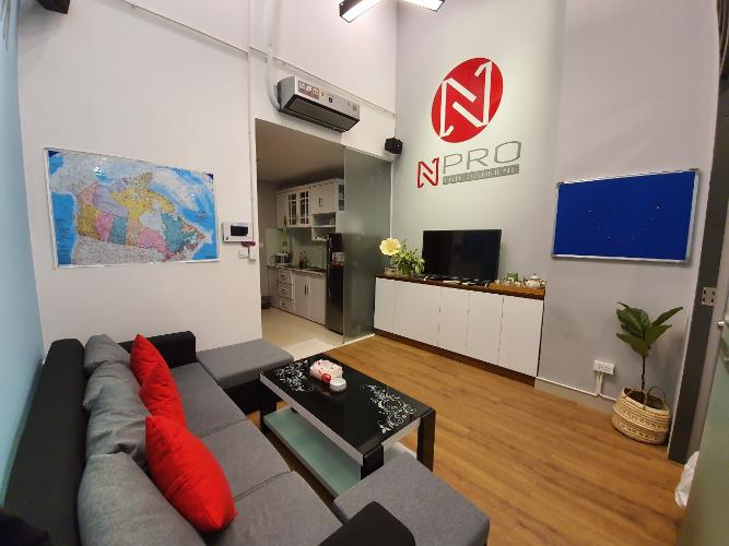 Phòng khách căn hộ RIVERGATE RESIDENCE Bán căn hộ RiverGate Residence 1PN, tháp B, diện tích 26m2, đầy đủ nội thất