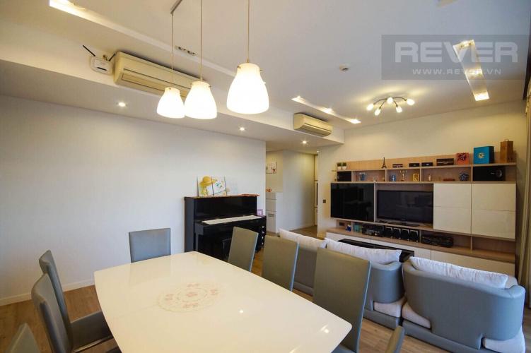 Phòng Khách Cho thuê căn hộ The Estella Residence 3PN, tầng trung, diện tích 124m2, đầy đủ nội thất