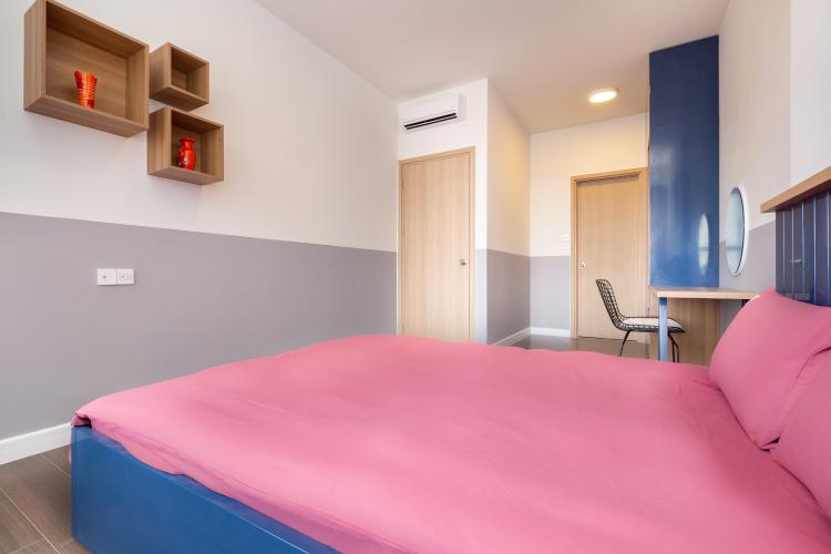 Phòng ngủ căn hộ The Sun Avenue Căn hộ The Sun Avenue tầng trung, view thành phố nhộn nhịp.